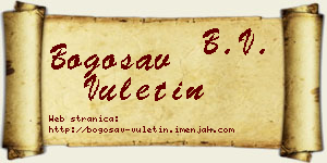 Bogosav Vuletin vizit kartica
